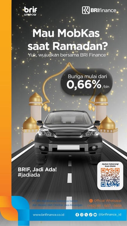 Beli Mobil Bekas Untuk Mudik Lebaran,  Makin Mudah dengan Promo BRI Finance